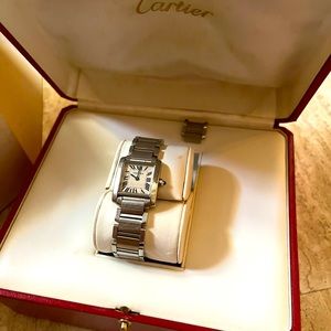 Cartier Tank Francaise W51008Q3 Women's Watch in stainless steel